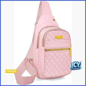 Nylon Crossbody Sling Backpack with Adjustable Strap